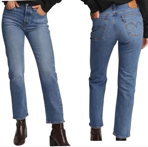 Levi's Denim - Levi's WEDGIE Women's Straight Leg Jeans - Blue